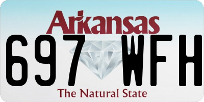 AR license plate 697WFH
