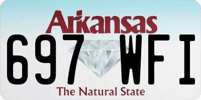 AR license plate 697WFI