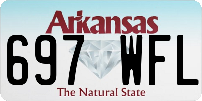 AR license plate 697WFL