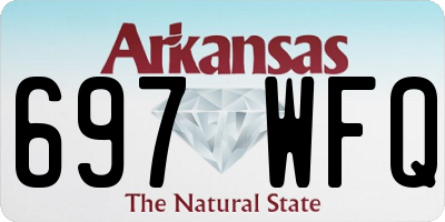 AR license plate 697WFQ