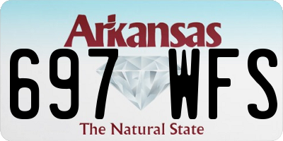 AR license plate 697WFS
