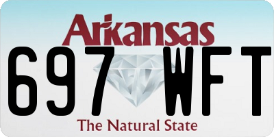 AR license plate 697WFT