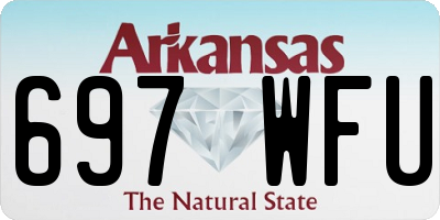 AR license plate 697WFU