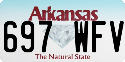 AR license plate 697WFV