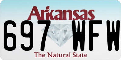 AR license plate 697WFW
