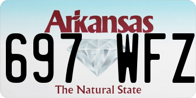 AR license plate 697WFZ