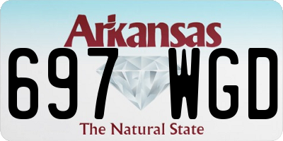 AR license plate 697WGD
