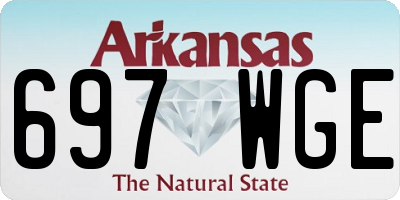 AR license plate 697WGE