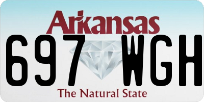 AR license plate 697WGH