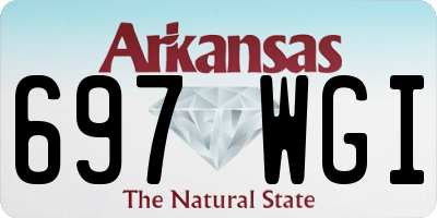 AR license plate 697WGI