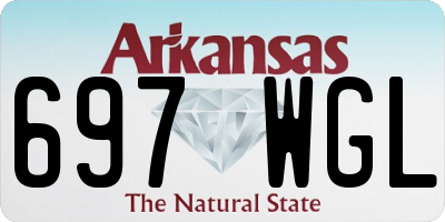 AR license plate 697WGL