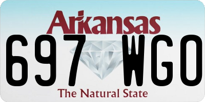 AR license plate 697WGO