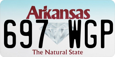 AR license plate 697WGP