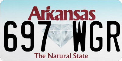 AR license plate 697WGR