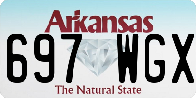 AR license plate 697WGX