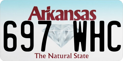 AR license plate 697WHC