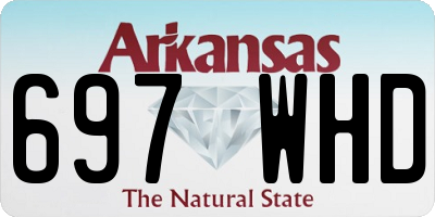 AR license plate 697WHD