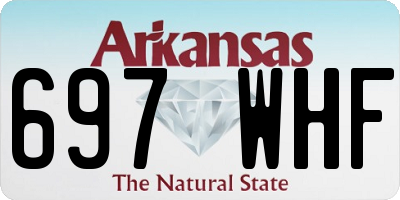 AR license plate 697WHF
