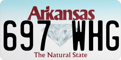 AR license plate 697WHG