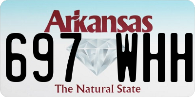 AR license plate 697WHH