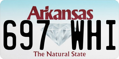 AR license plate 697WHI