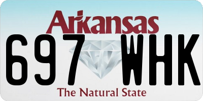 AR license plate 697WHK