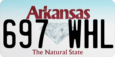 AR license plate 697WHL