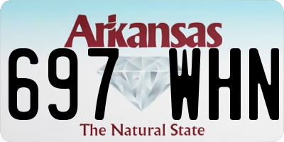 AR license plate 697WHN
