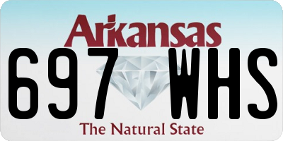 AR license plate 697WHS