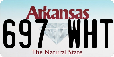 AR license plate 697WHT