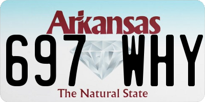 AR license plate 697WHY