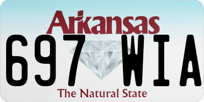 AR license plate 697WIA
