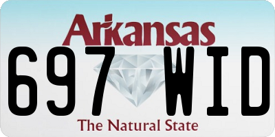 AR license plate 697WID