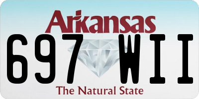 AR license plate 697WII