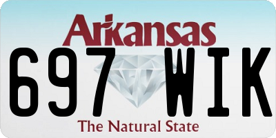 AR license plate 697WIK