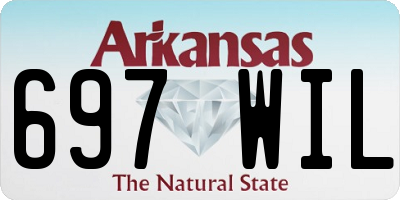 AR license plate 697WIL