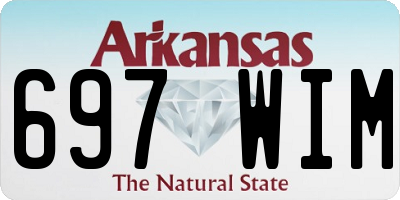 AR license plate 697WIM