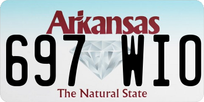 AR license plate 697WIO