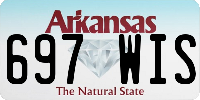 AR license plate 697WIS