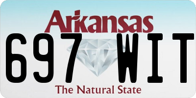 AR license plate 697WIT