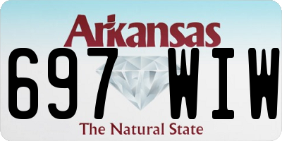 AR license plate 697WIW