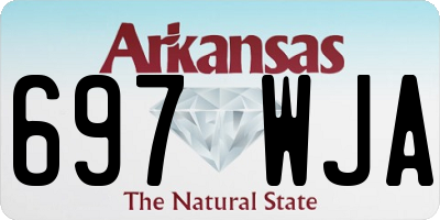 AR license plate 697WJA