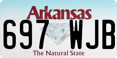 AR license plate 697WJB