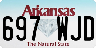 AR license plate 697WJD