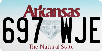 AR license plate 697WJE