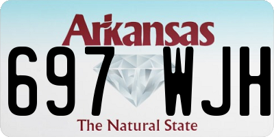 AR license plate 697WJH