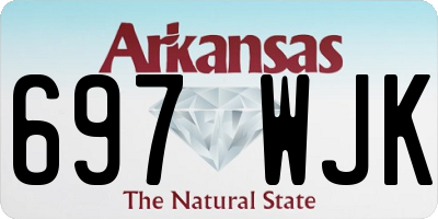 AR license plate 697WJK