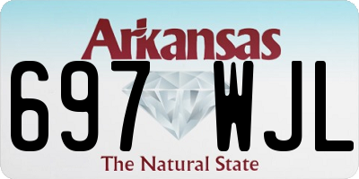 AR license plate 697WJL
