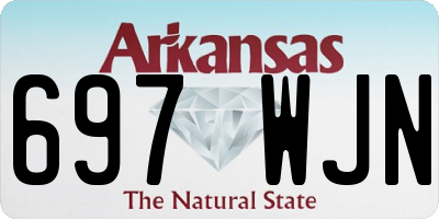 AR license plate 697WJN