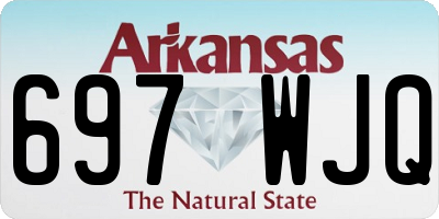 AR license plate 697WJQ